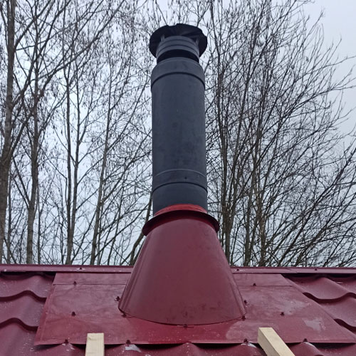   Монтаж печи для бани Grill'D Aurora TRIO (Window) с баком для воды (миниатюра)